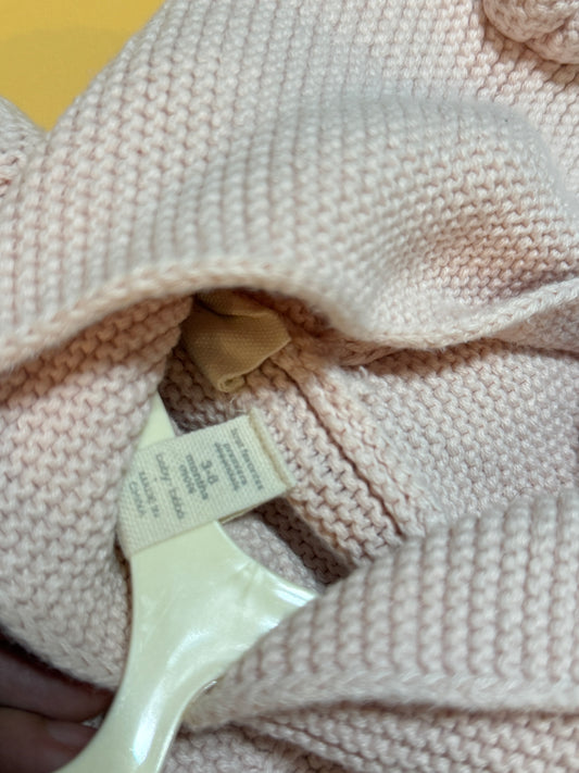 Baby Gap pink Bear Cardigan 3-6m
