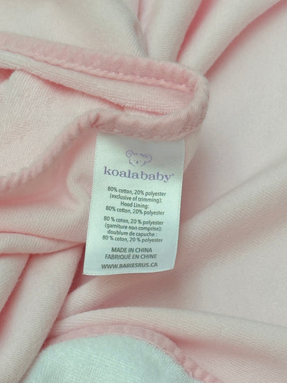 Koala Baby Pink Crab Hooded Towel