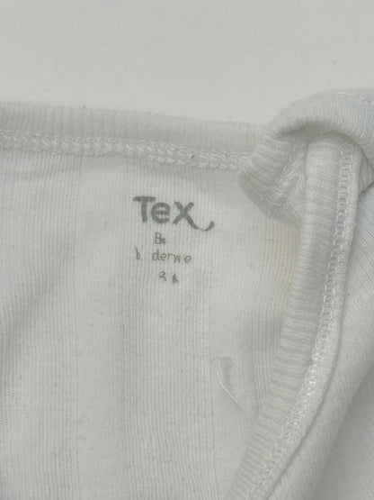 Tex White Bodysuit Size 23M