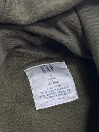 Baby Gap Olive Monster Graphic Hoodie 4T