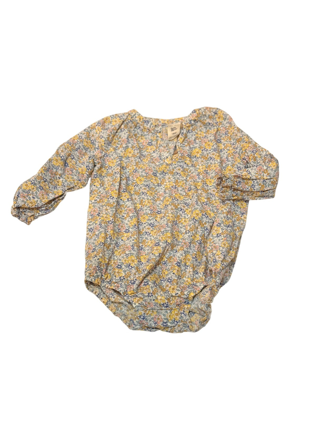 Baby B'gosh Floral Long Sleeve Bodysuit 18M