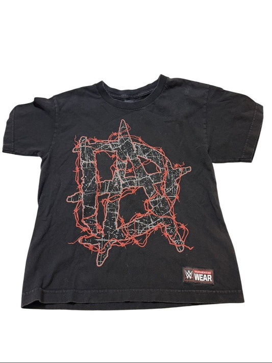 WWE Authentic Wear Ambrose Lunatic Asylum T-Shirt Youth M 9-11Y