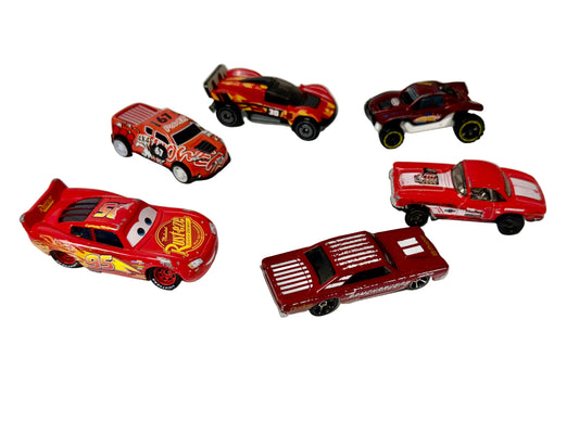 Red Hot Wheels 6pc Bundle