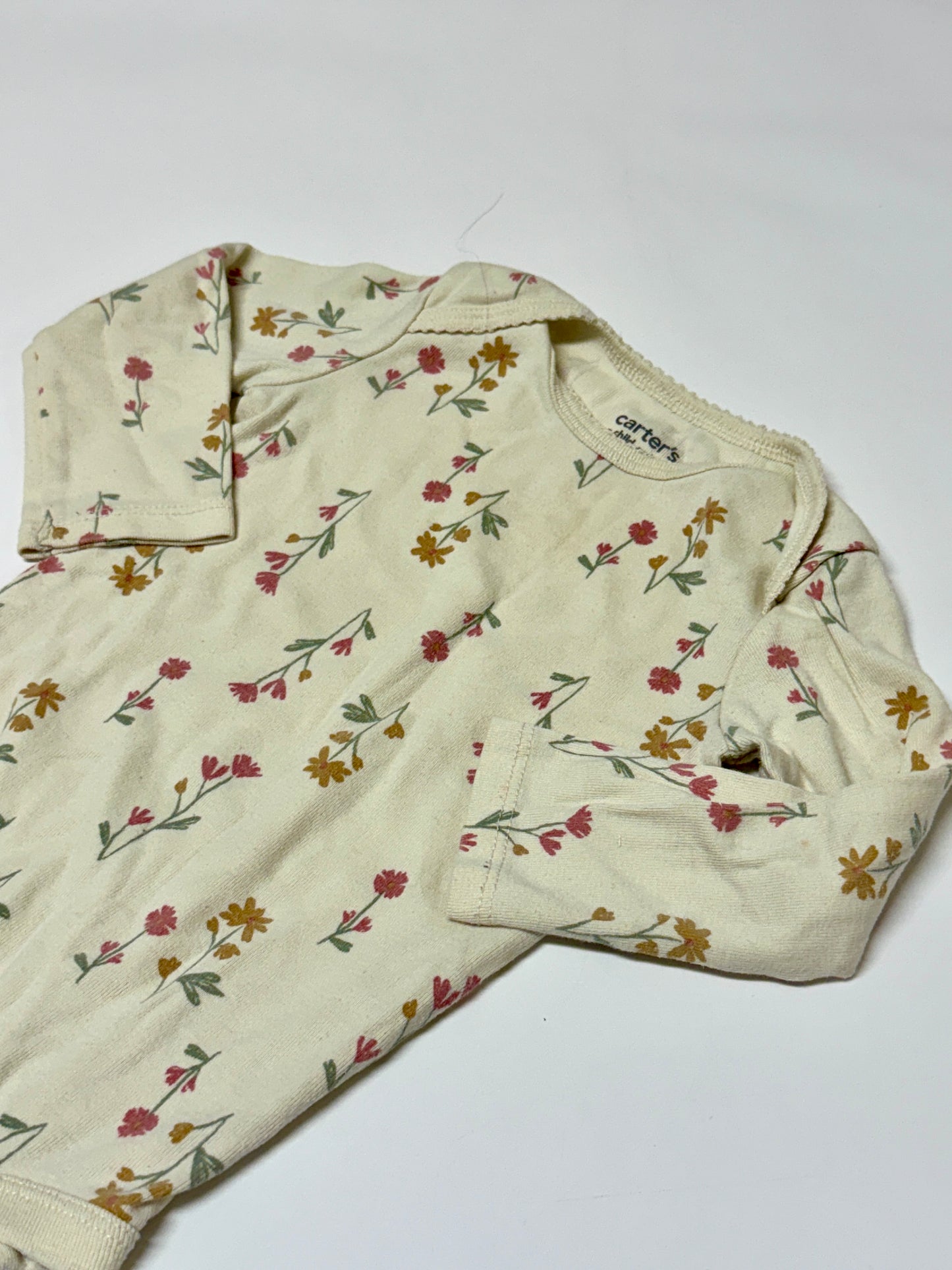 Carter’s Floral Long Sleeve Bodysuit, 12M