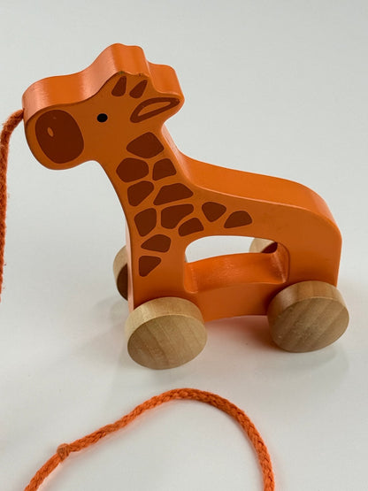 Hape Wooden Giraffe Pull Along Toy