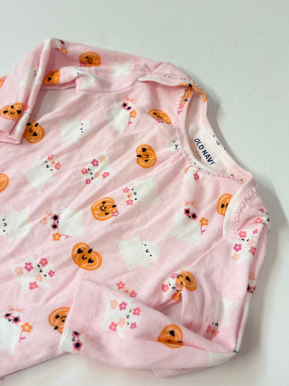 Old Navy Ghost Pumpkin Bodysuit 6-12M