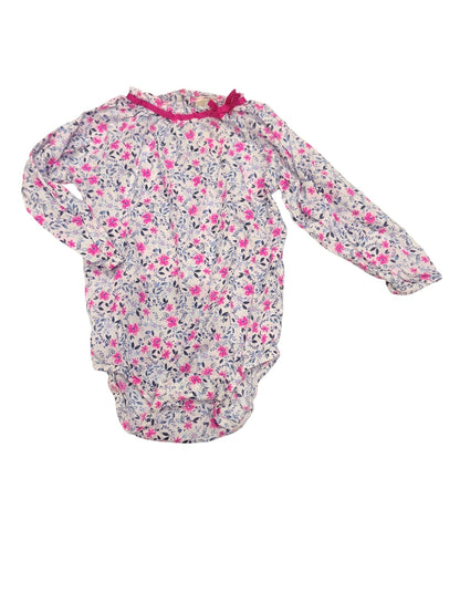 OshKosh B'gosh Floral Blouse Bodysuit 24M