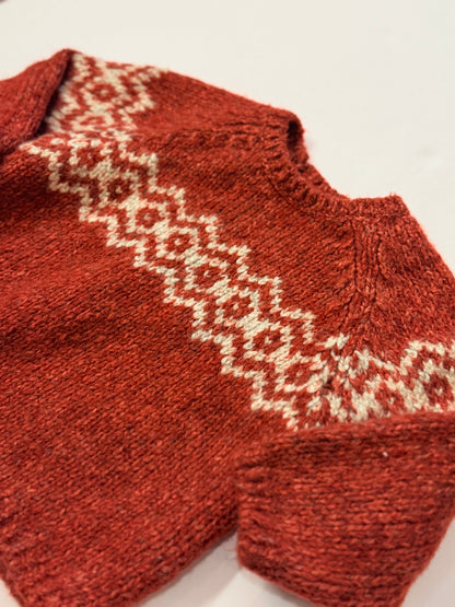 Zara Fair Isle Knit Sweater 6-9M