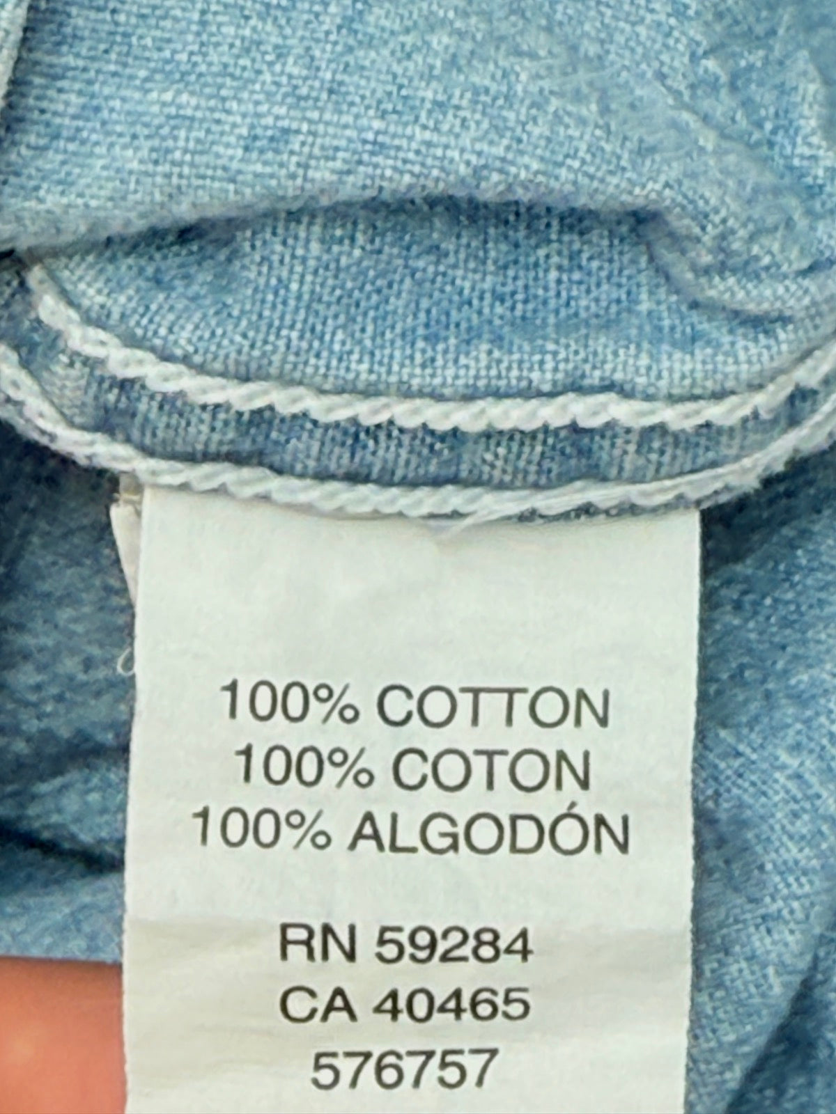 The Children's Place Chambray Denim Shirt Size 12m