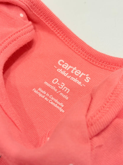 Carter's Little Sister Coral T-Shirt 0-3M
