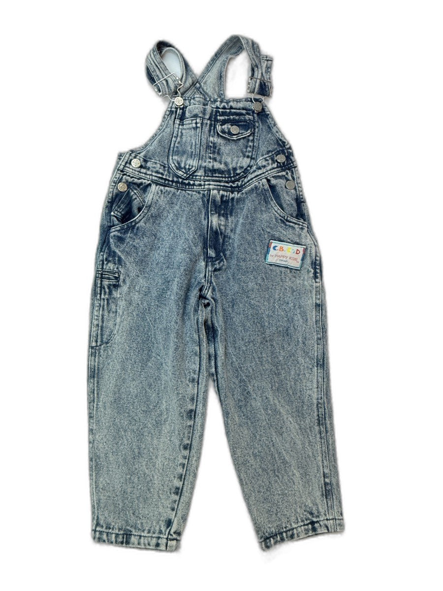 C.B. Kid Happy Kids Denim Overalls Size 3X