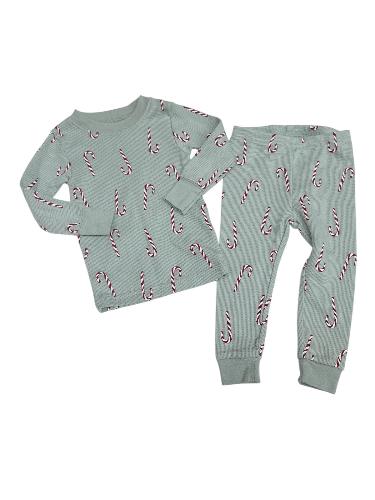 Carter's Child of Mine Candy Cane Pajama Set 12M