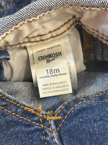 OshKosh B'gosh Denim Overalls 18M