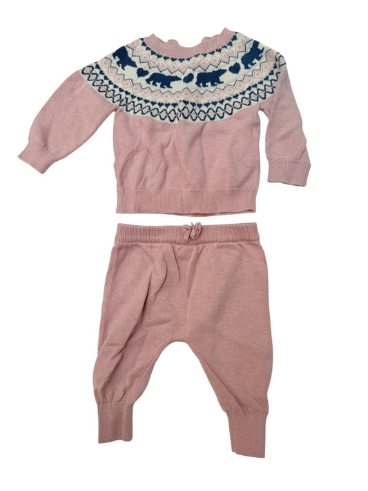 Hatley Baby Polar Bear Sweater Set 3-6M