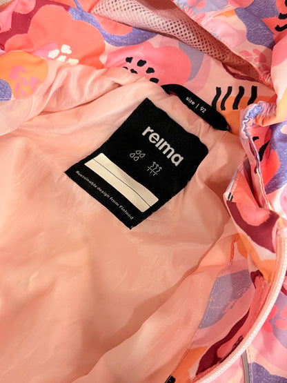Reima Floral Rainsuit Coverall Size 2T