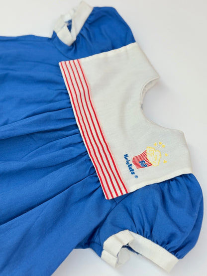 Vintage Krickets Chuckles Blue Popcorn Dress Size 18
