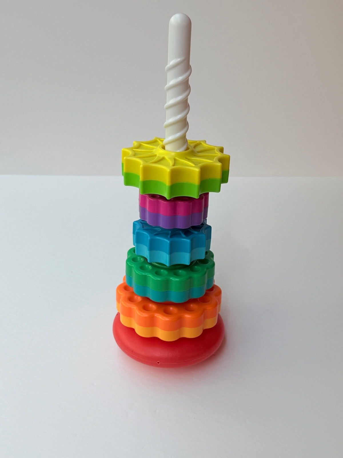 Rainbow Gear Stacking Toy