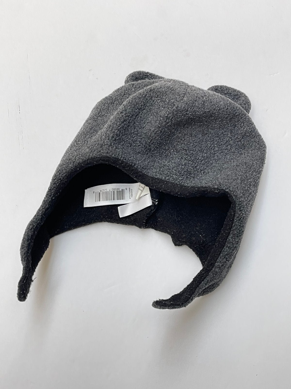 Joe Fresh Gray Fleece Bear Ear Hat 0-12M