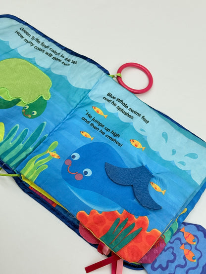 Ocean Colors Soft Cloth Baby Book