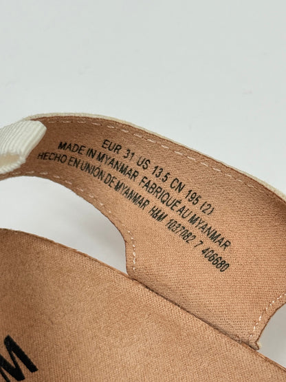 H&M Braided Strap Sandals Size 13.5