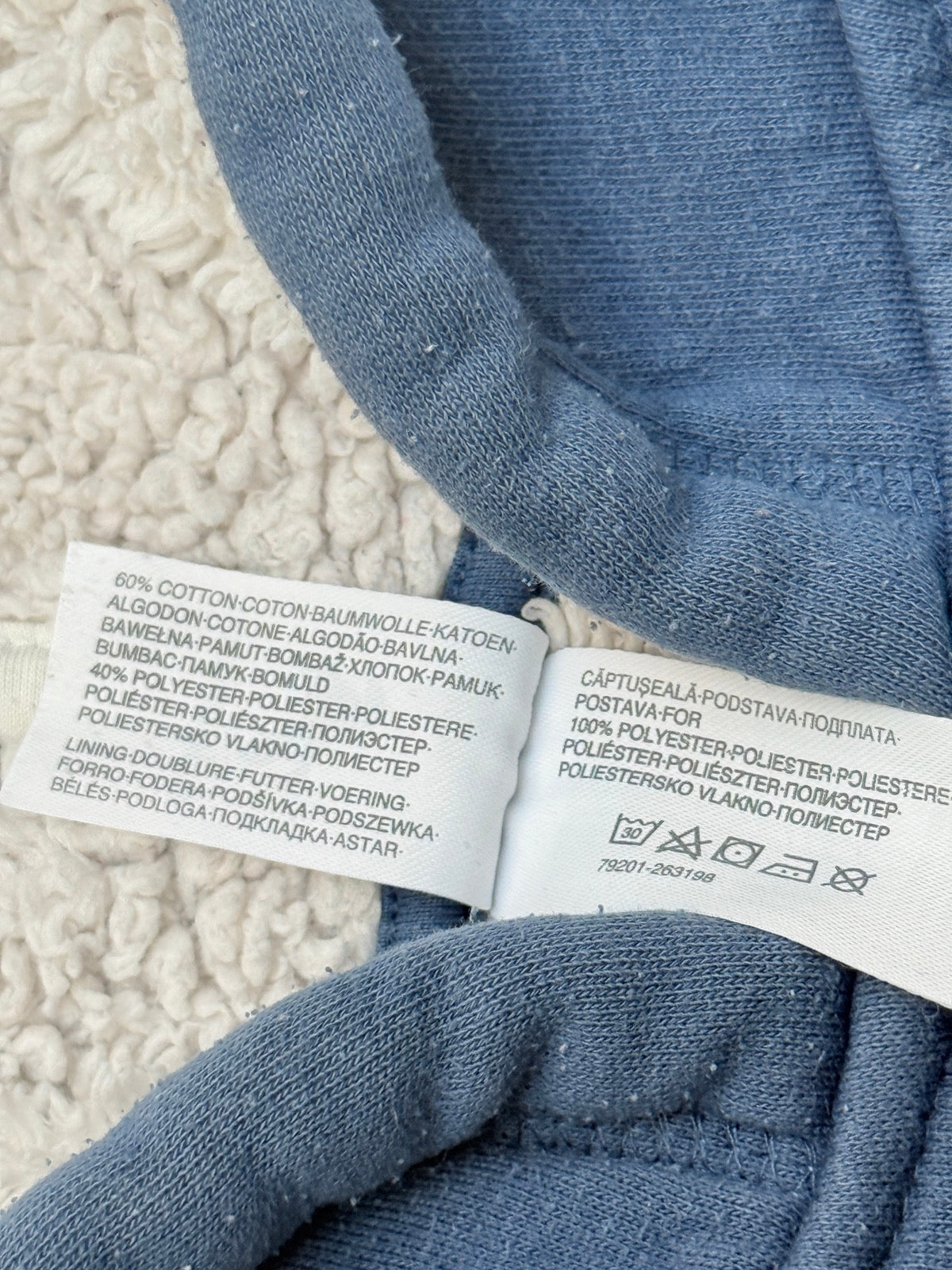 Palomino Sherpa Lined Zip Hoodie Size 8