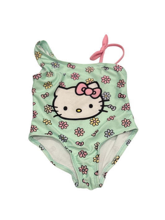 Hello Kitty Mint Floral One-Piece Swimsuit 2T