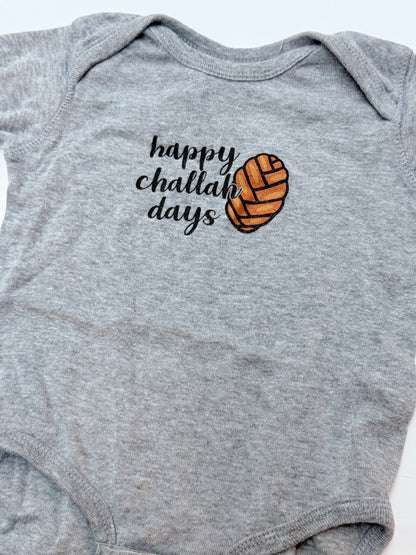 Rabbit Skins Happy Challah Days Bodysuit 18M