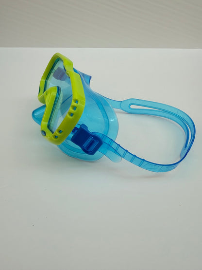 Kids Snorkel Diving Mask Blue Green