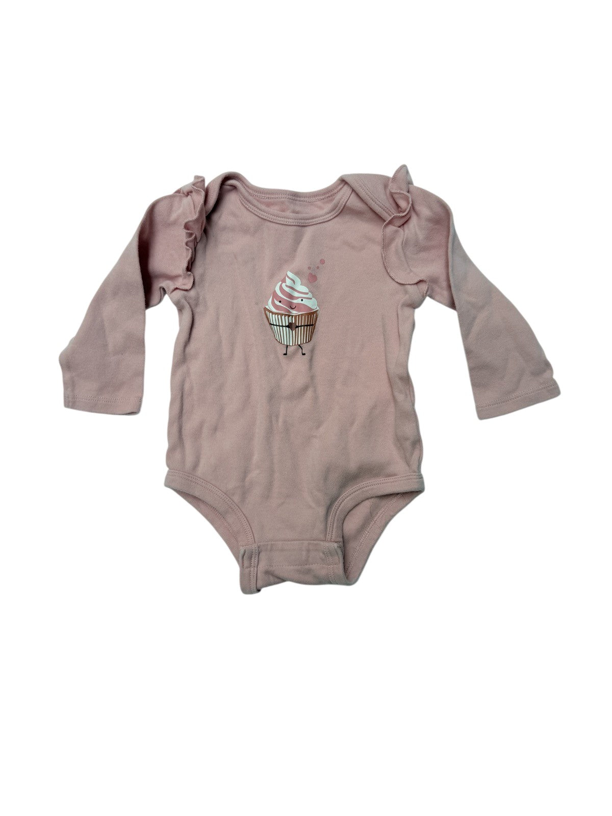 Pekkle Cupcake Ruffle Bodysuit 9M