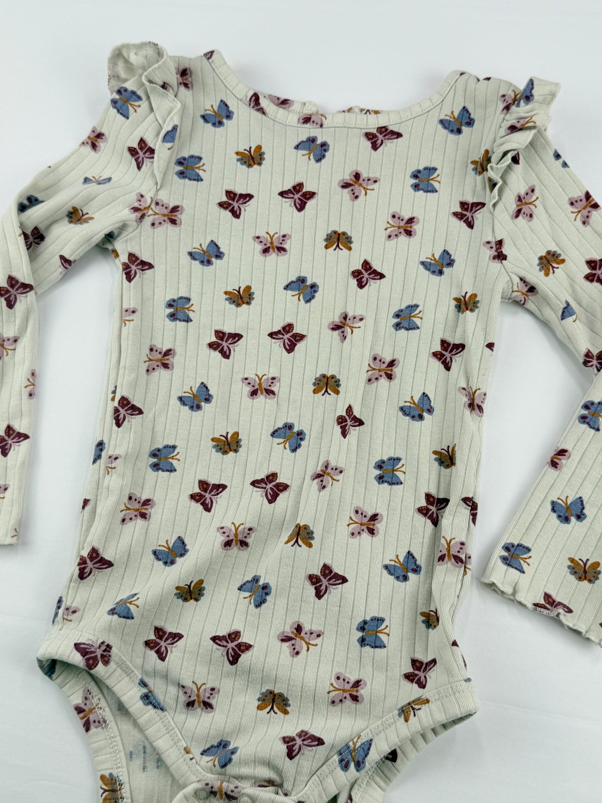 Joe Fresh Butterfly Ribbed Bodysuit 18/24M