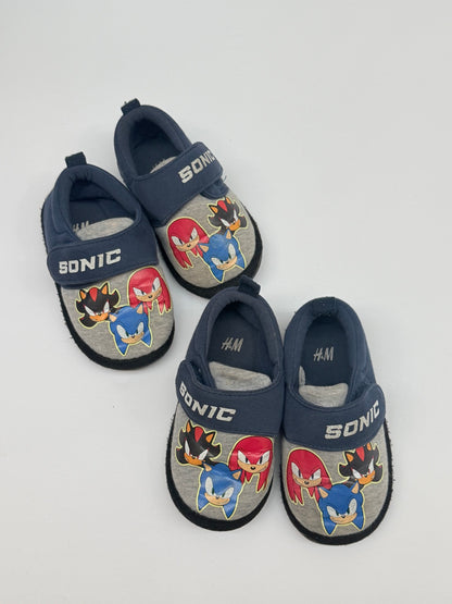 H&M Sonic the Hedgehog Toddler Slippers US7