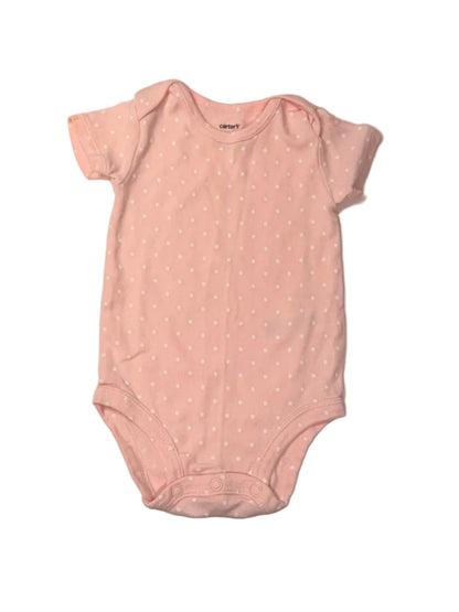 Carter's Pink Polka Dot Sleeveless Bodysuit 6m
