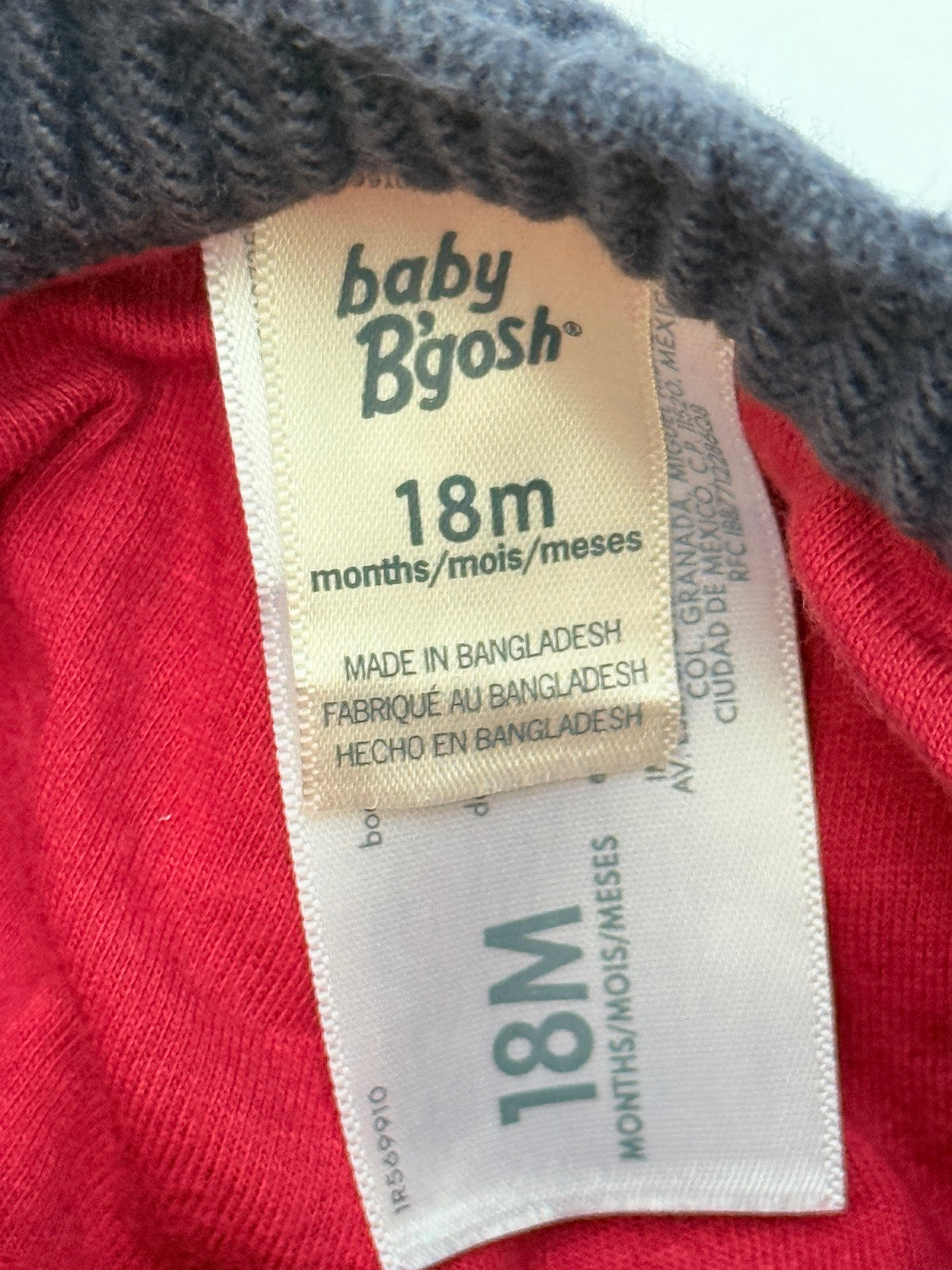 Baby B'gosh Herringbone Flap Pocket Pants 18M