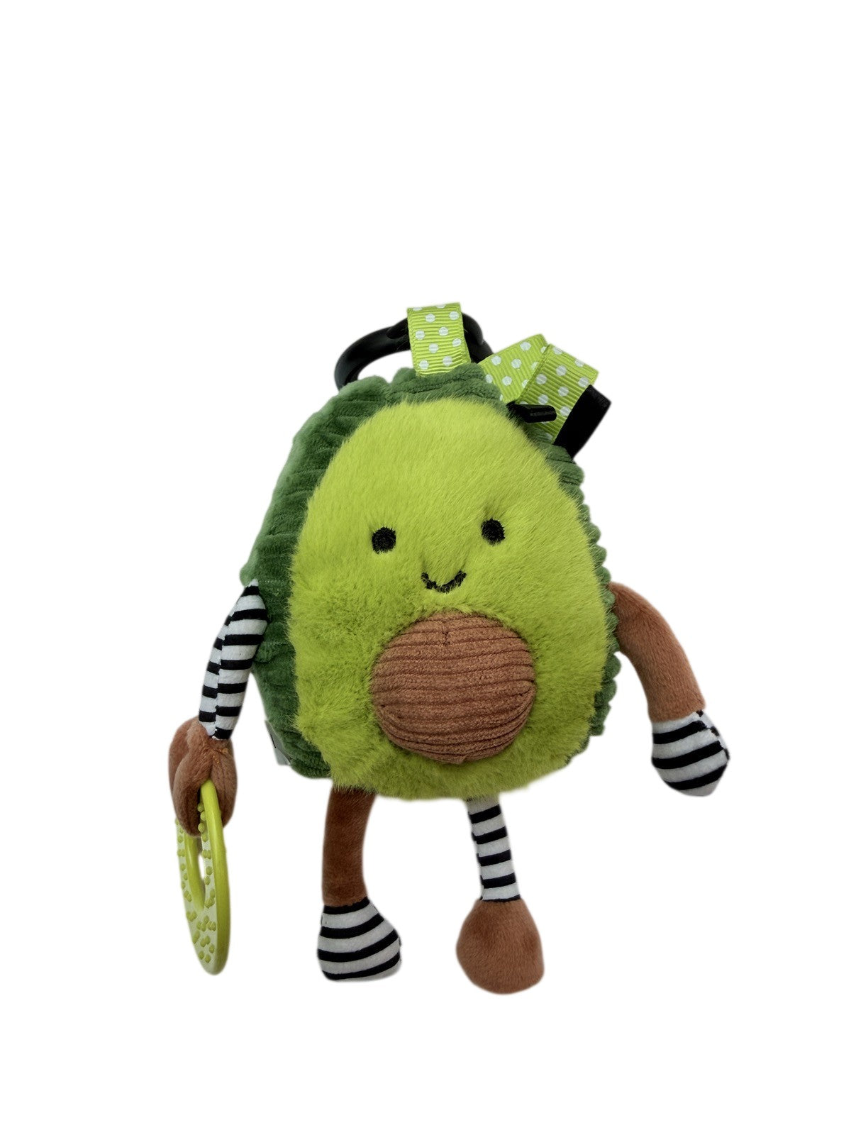 Make Believe Ideas Avocado Baby Teether Toy