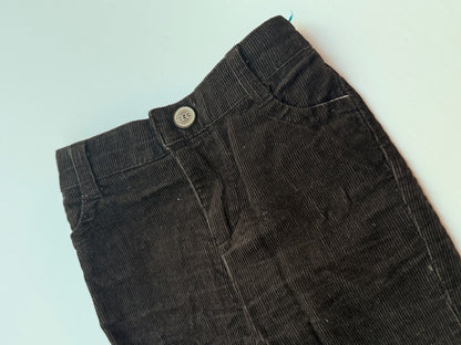 Eggbaby Dark Brown Corduroy Pants 3m