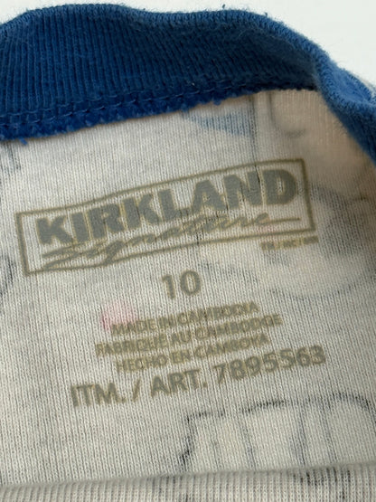 Kirkland Dog Bicycle Pajama Set Size 10