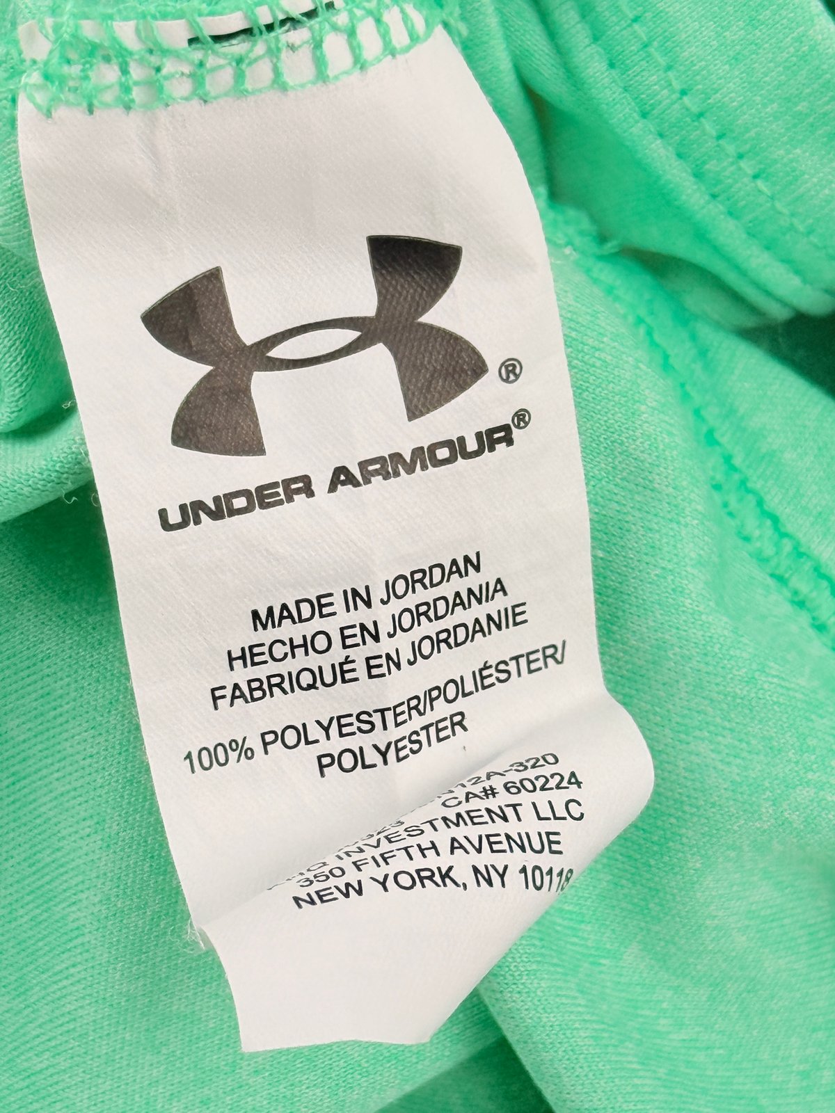 Under Armour Green Bodysuit 0/3M