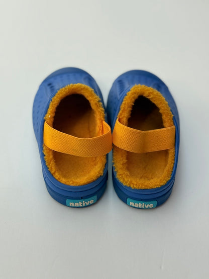 Native Jefferson Cozy Slip-On Blue Size C7