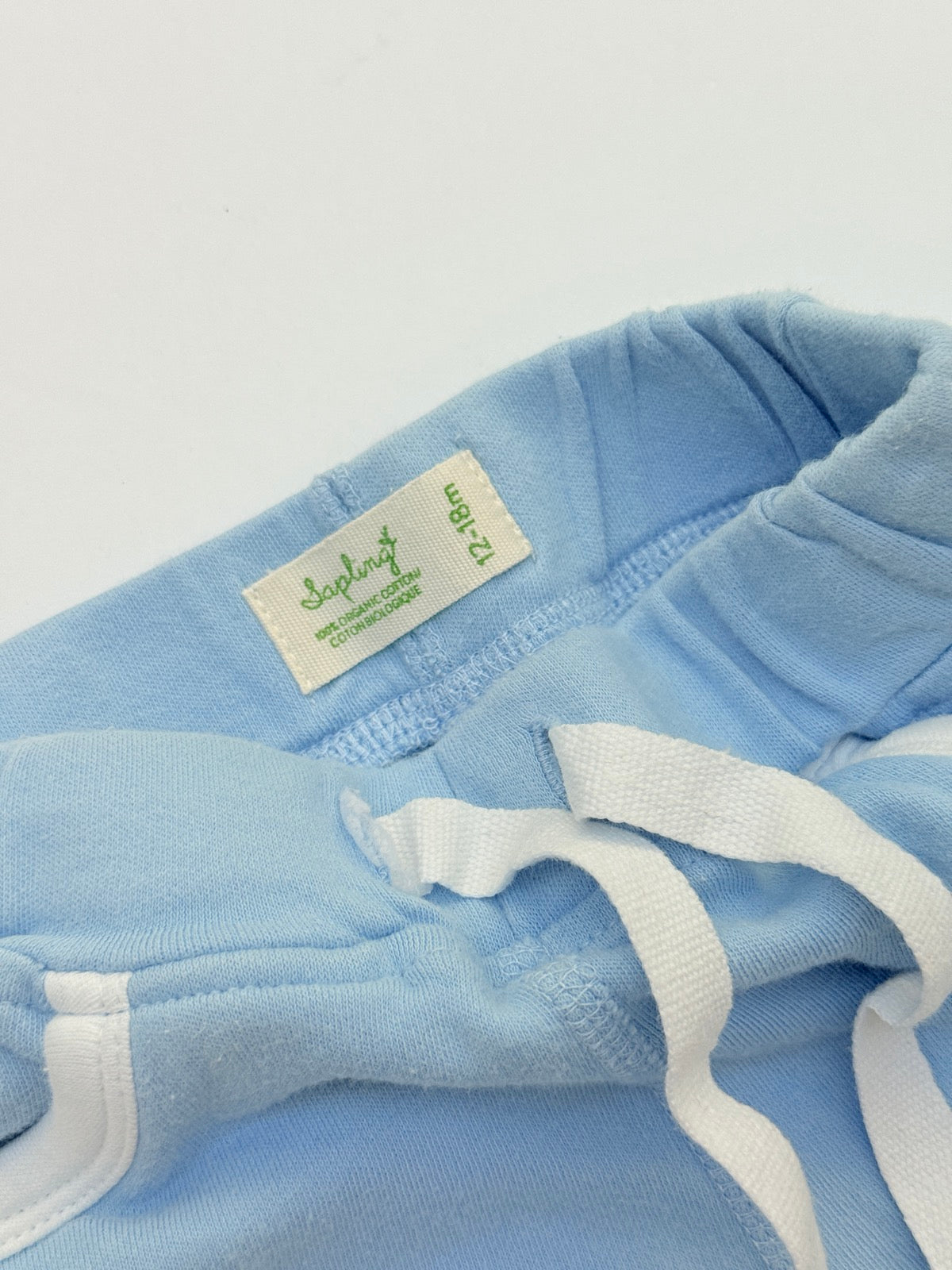 Sapling Organic Blue Shorts 12-18m