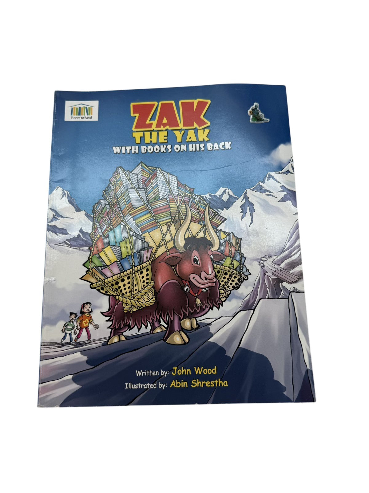 John Wood Zak the Yak With Books on His Back