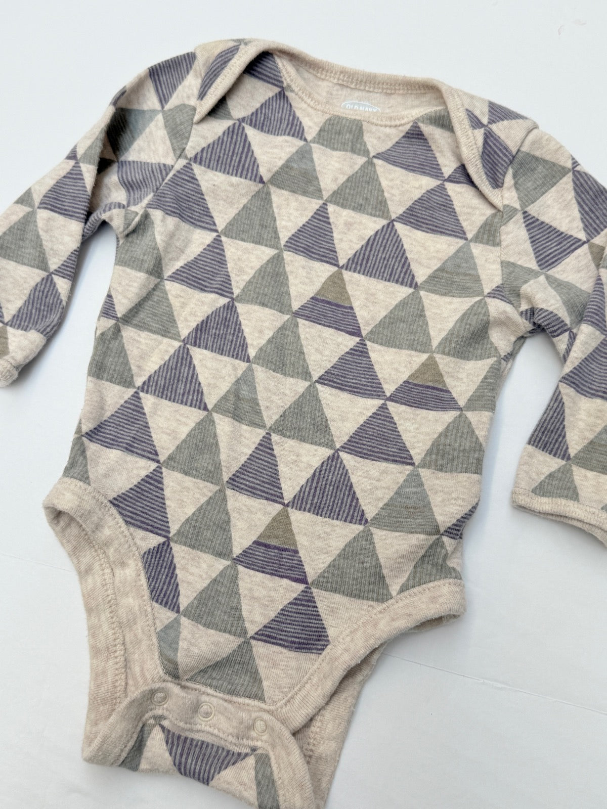 Old Navy Triangle Print Bodysuit 3-6M