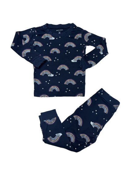 Petit Lem Rainbow Sleep Pajama Set Size 2