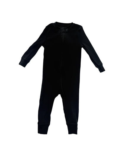 Primary Black Zip Romper Sleeper 12-18m