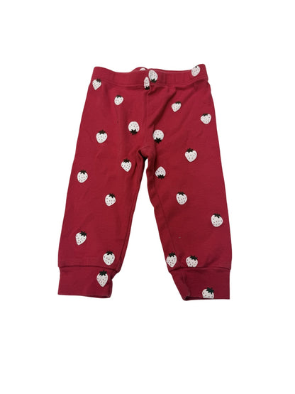 Pekkle Strawberry Print Pants 9M