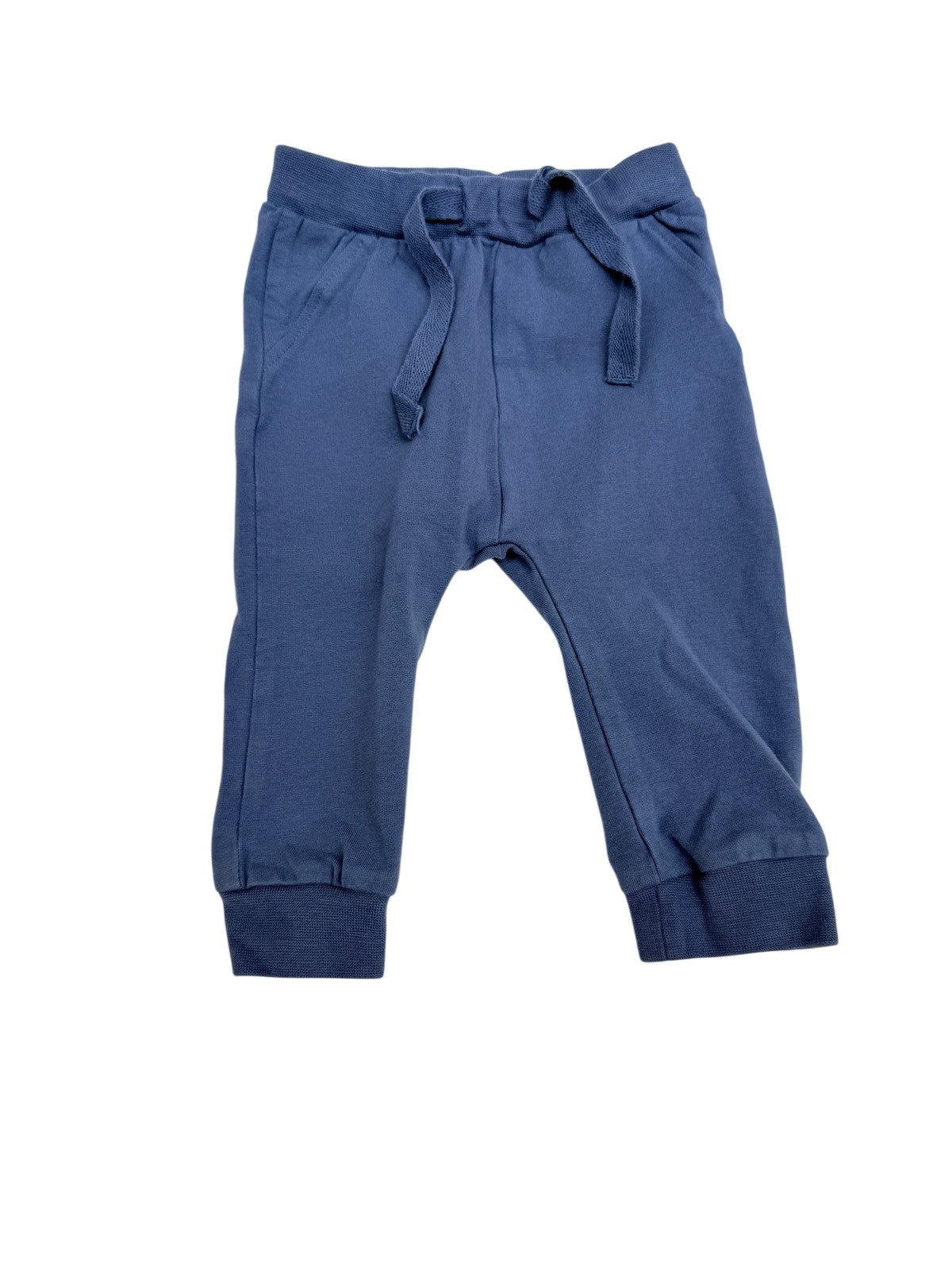 Name It Blue Organic Cotton Joggers 2-4M