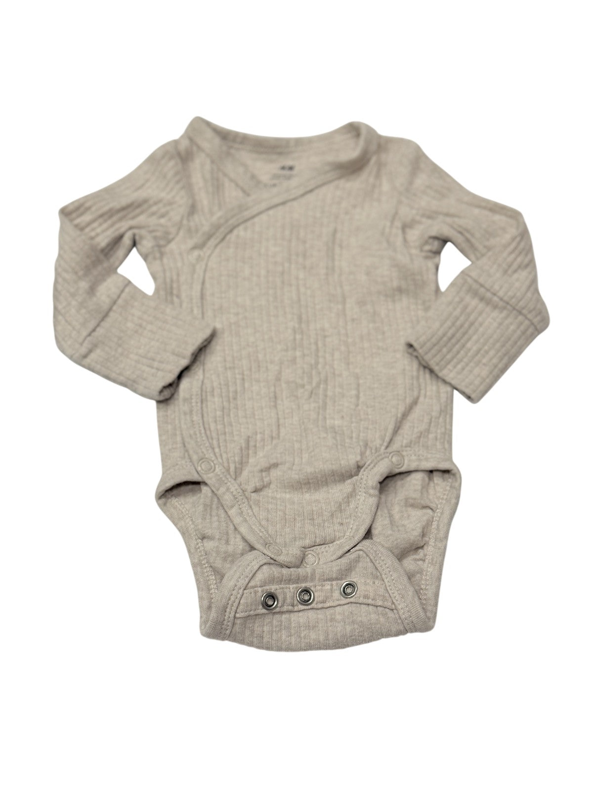 H&M Ribbed Wrap Bodysuit 6-9M