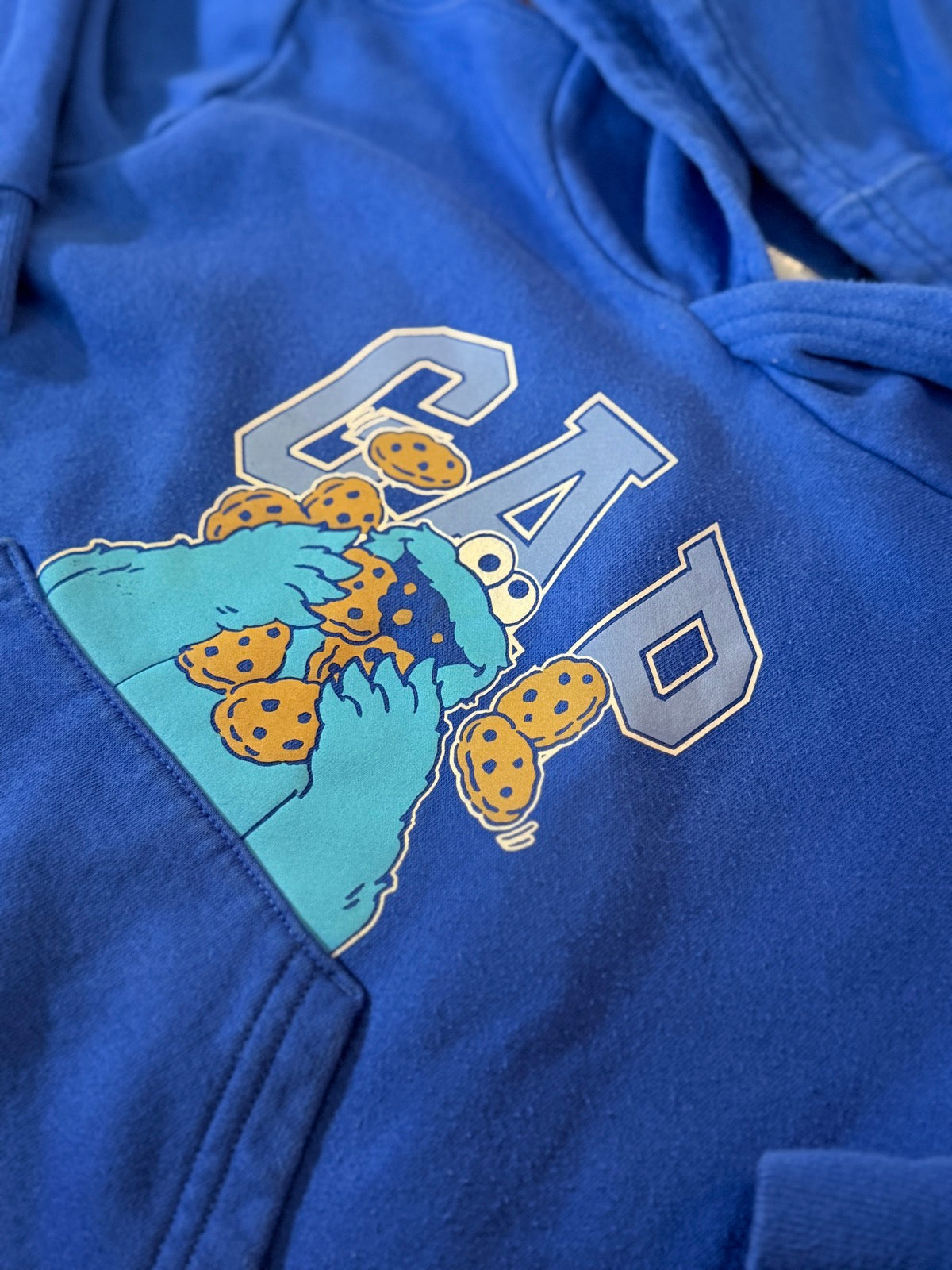 Gap Sesame Street Cookie Monster Hoodie 4T
