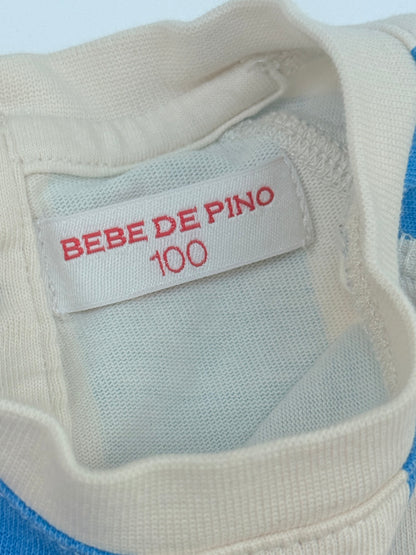 Bebe De Pino Cutie Dog Stripe Top Size 3T