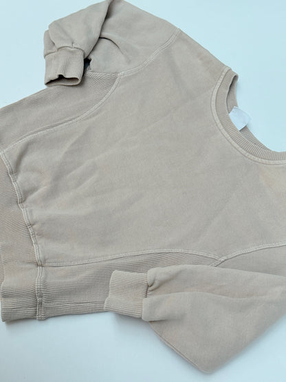 Zara Beige Crewneck Sweatshirt 2-3Y
