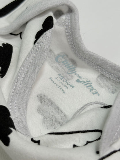Emmy and Oliver Cloud Print Bodysuit 3-6m